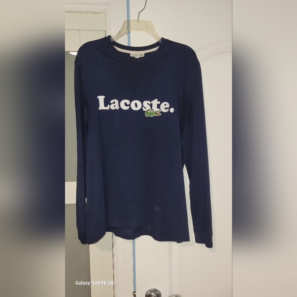 Lacoste Men's Dark Blue Crewneck Sweater